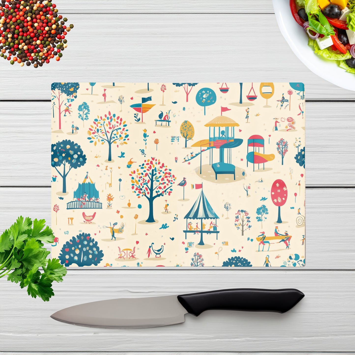 A Day At The Fair Chopping Board