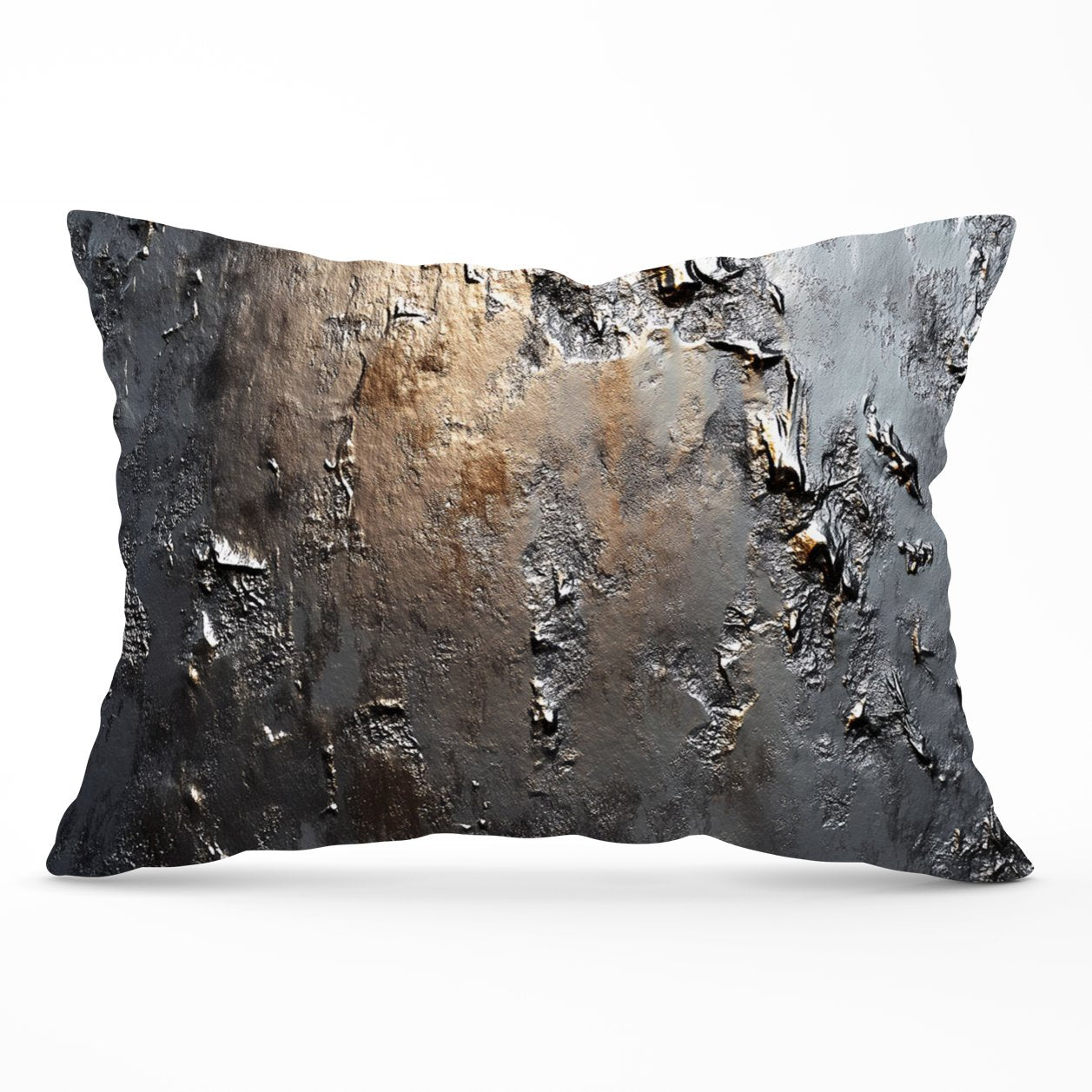 Grey Gold Textures Cushions