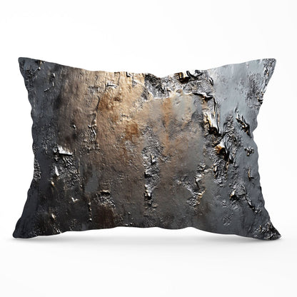 Grey Gold Textures Cushions