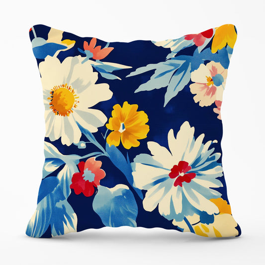 Bright Spring Flowers In Bloom Cushions
