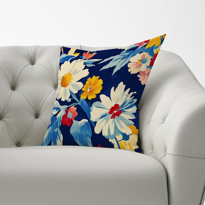 Bright Spring Flowers In Bloom Cushions