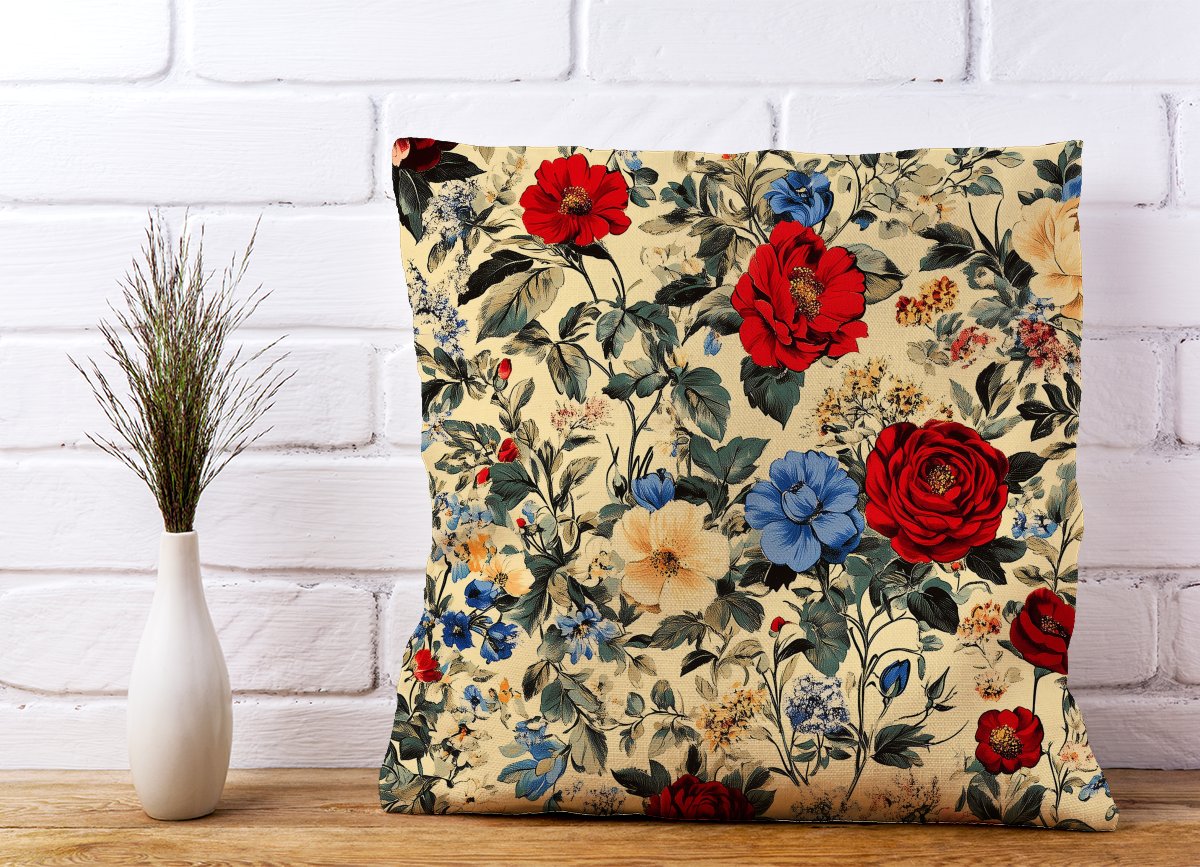 Vintage Roses And Buds Cushions
