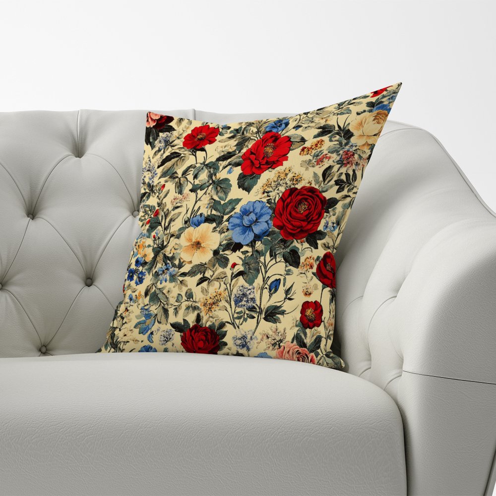 Vintage Roses And Buds Cushions