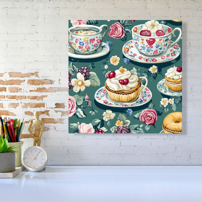 Vintage Tea Party  Canvas
