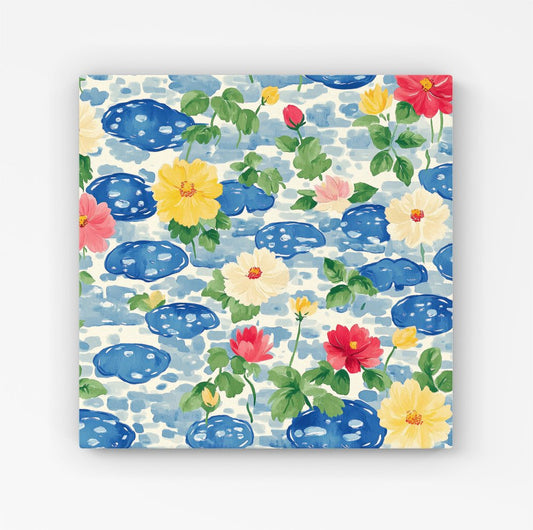 Puddles And Rain Design Canvas