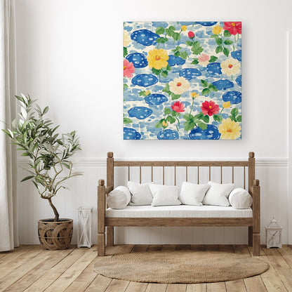 Puddles And Rain Design Canvas