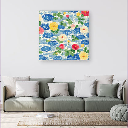 Puddles And Rain Design Canvas
