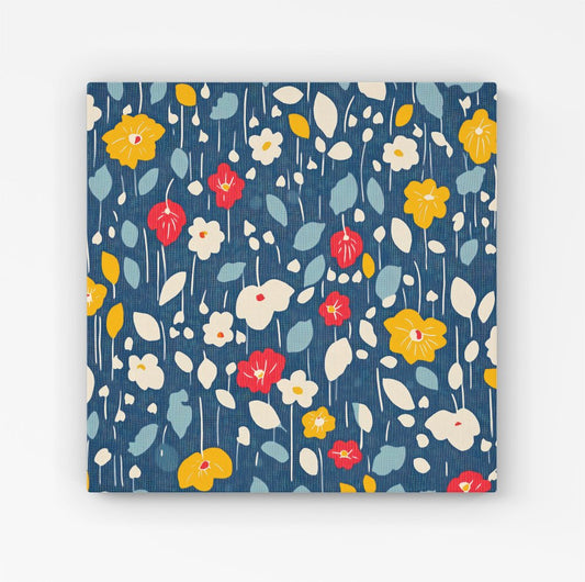 Falling Flowers In The Rain Canvas