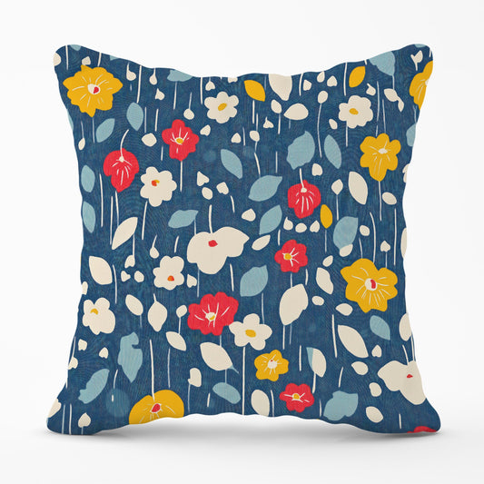 Falling Flowers In The Rain Cushions