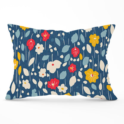 Falling Flowers In The Rain Cushions