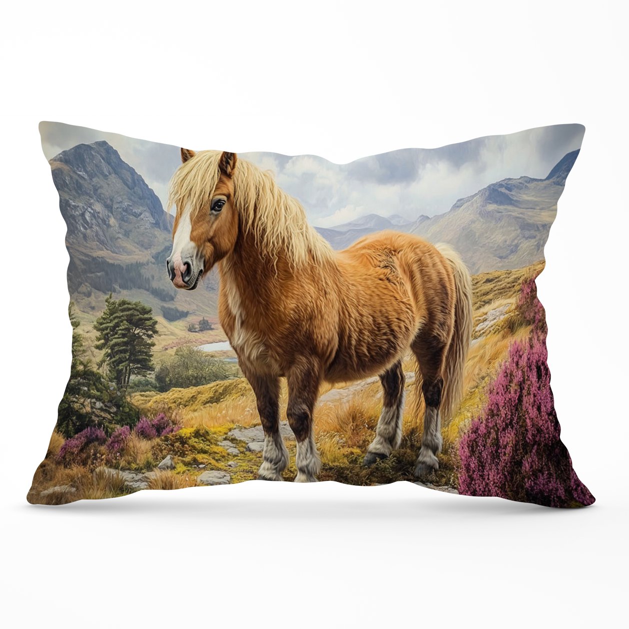 Eriskay Pony In The Highlands Cushions