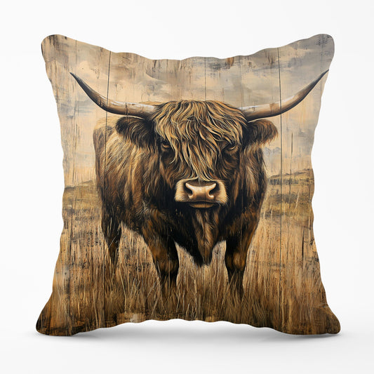 Old Style Highland Cow Cushions