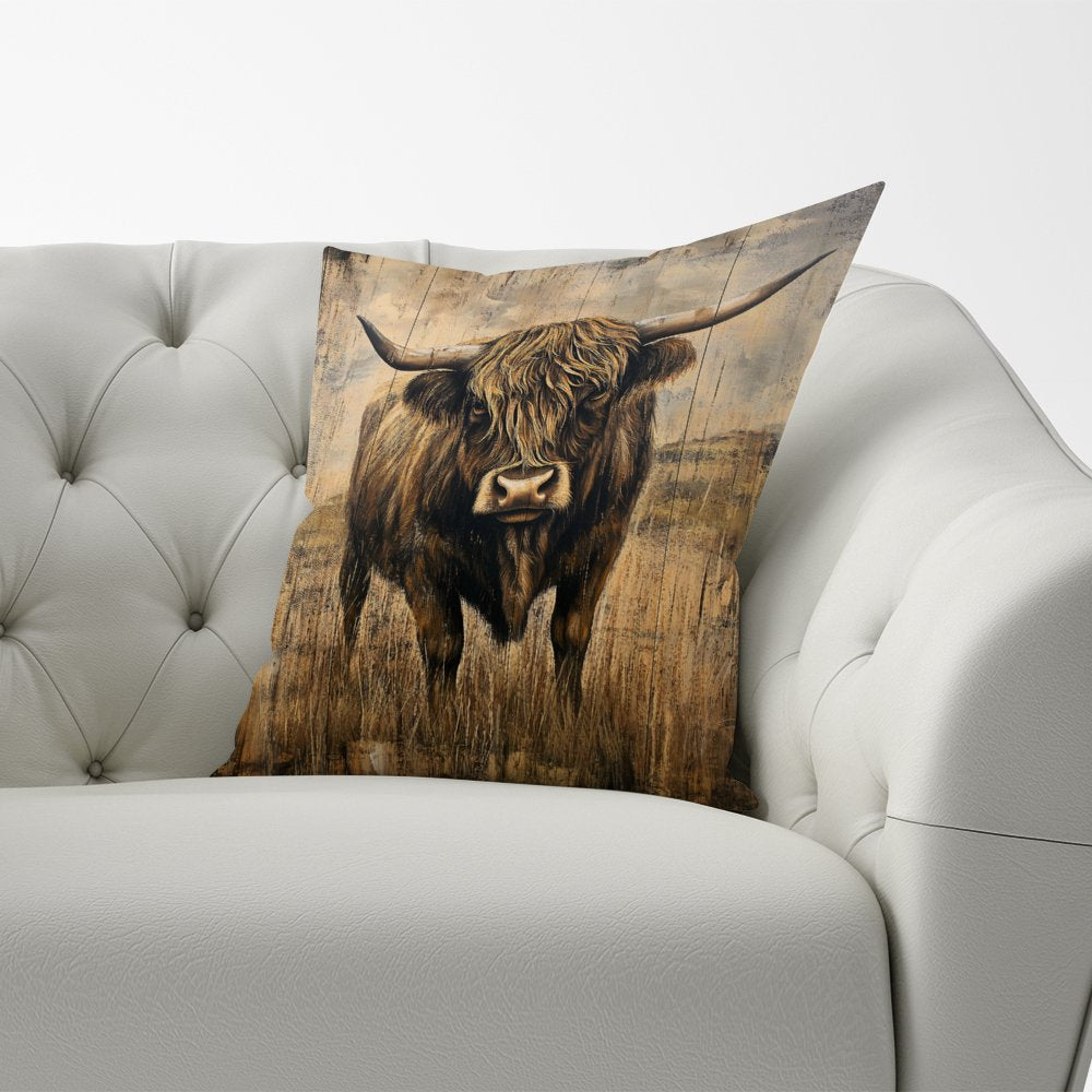 Old Style Highland Cow Cushions