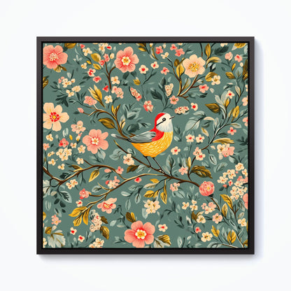 Chilling In The Branches Framed Canvas