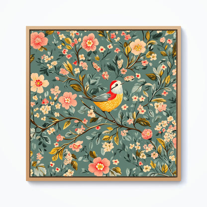 Chilling In The Branches Framed Canvas