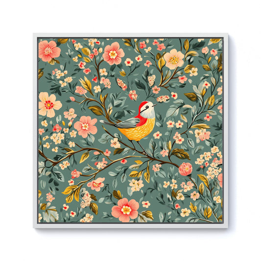 Chilling In The Branches Framed Canvas