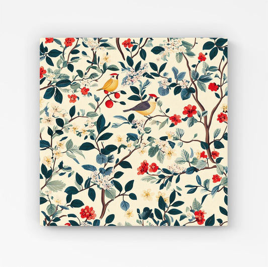 Chirping Away In The Trees Canvas
