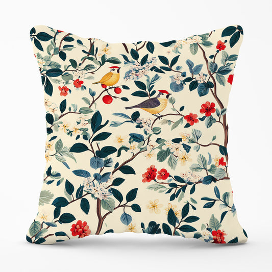 Chirping Away In The Trees Cushions