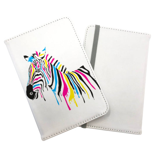 Multi Coloured Zebra Passport Cover
