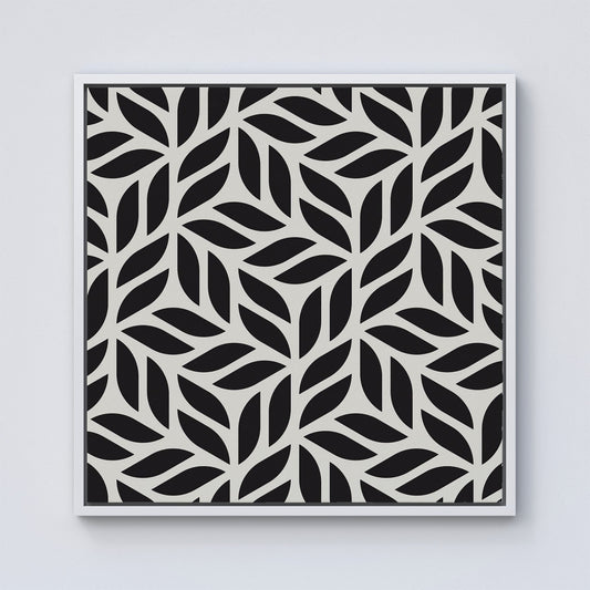 Modern Stylish Abstract Texture Framed Canvas
