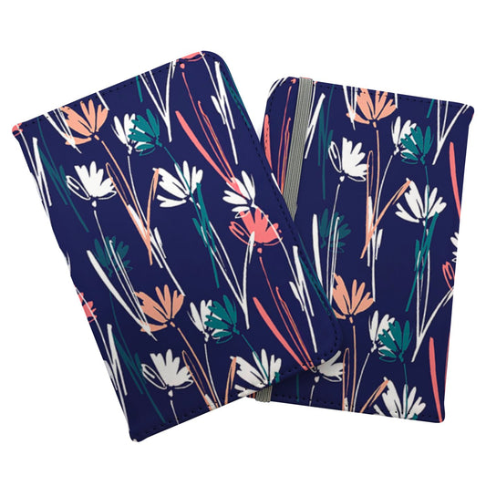 Hand Drawn Wild Flowers Passport Cover