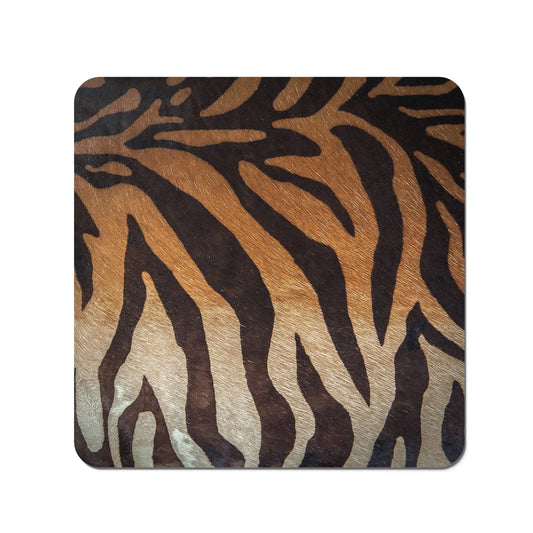 Tiger Skin Print Coasters