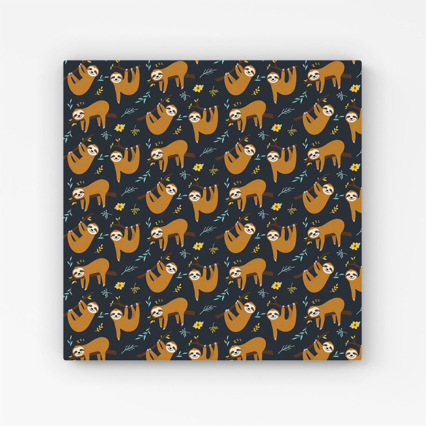 Cute Sloths Canvas