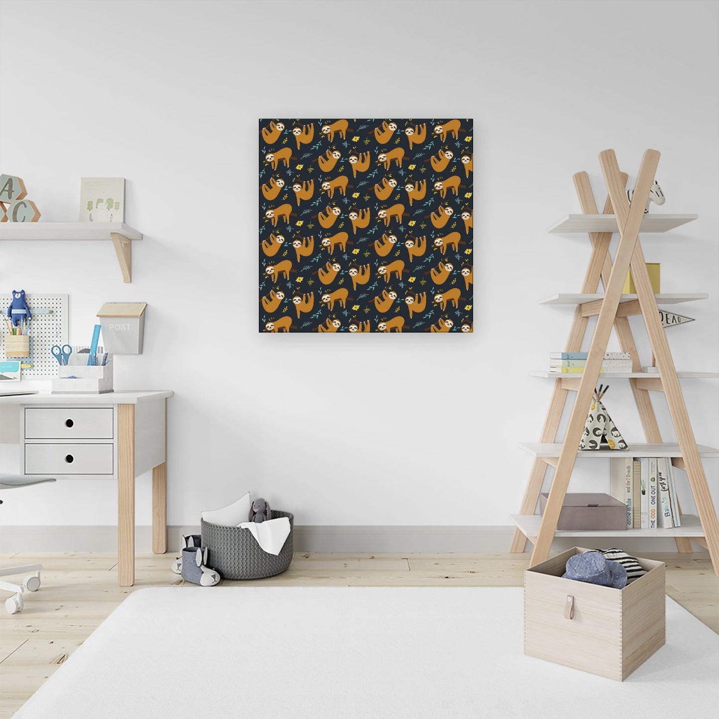 Cute Sloths Canvas