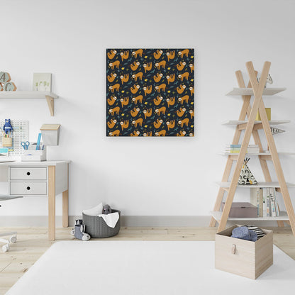 Cute Sloths Canvas
