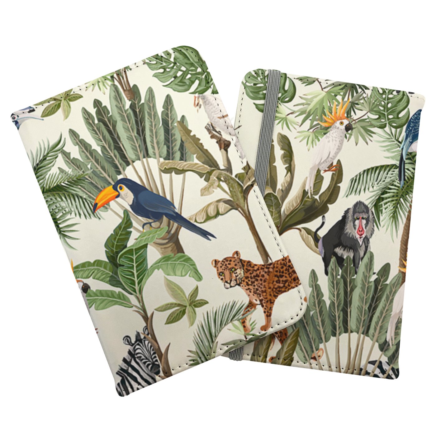 Exotic Trees And Animals Passport Cover