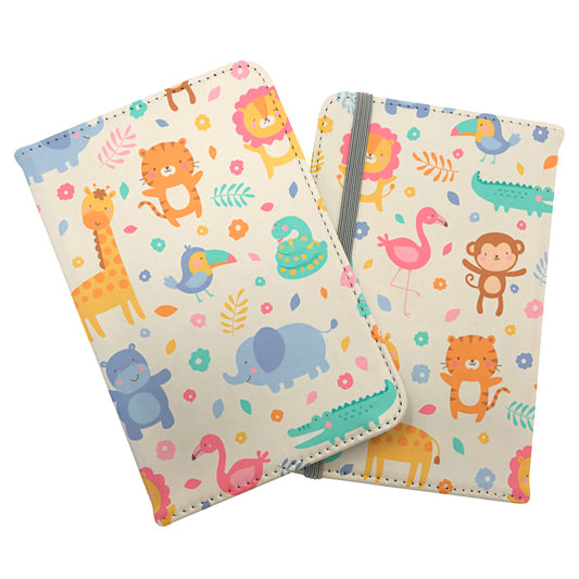 Cute Pastel Jungle Animals Passport Cover