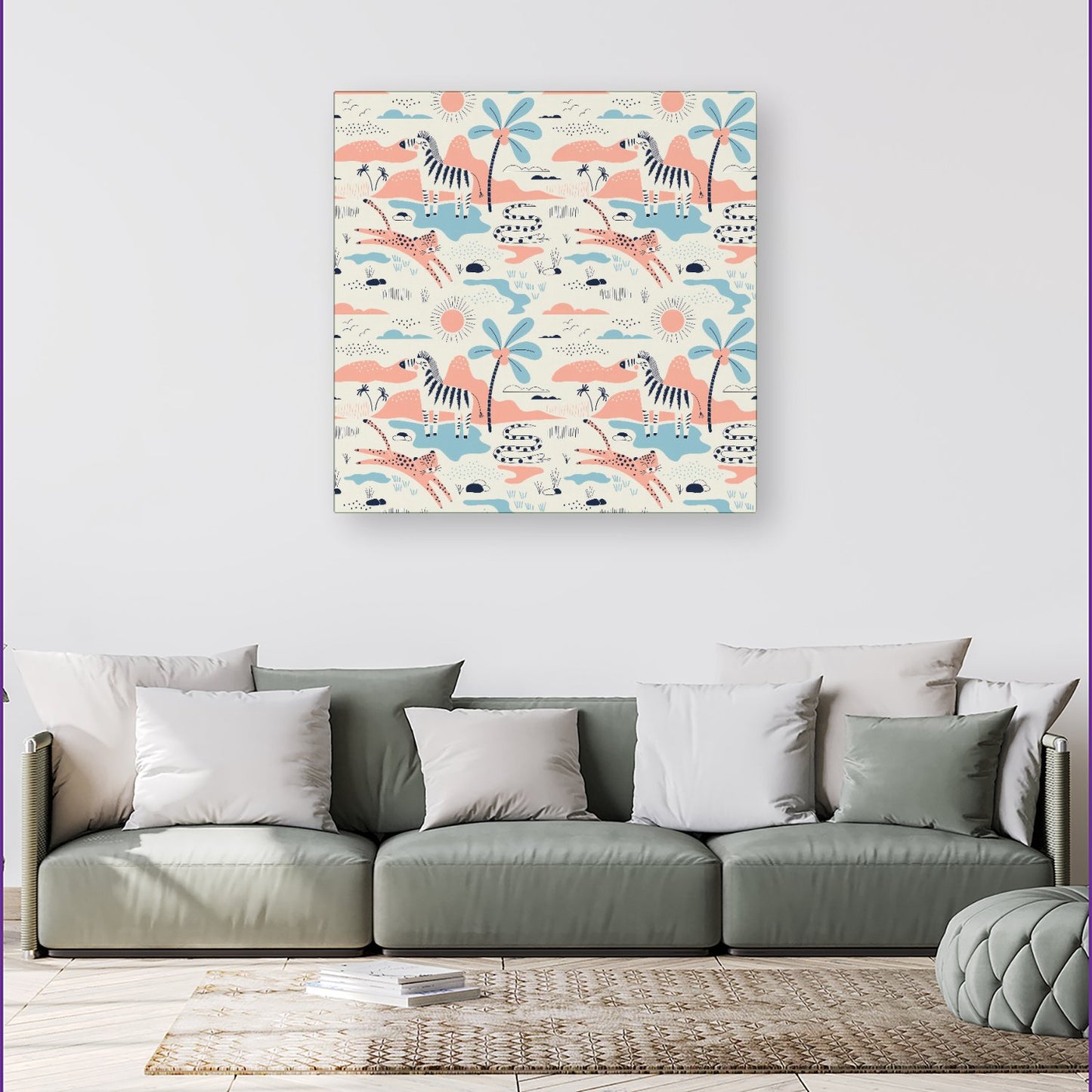 Wild Savannah Park Canvas