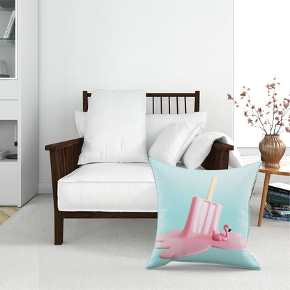 Flamingo Ice Cream Floor Cushion