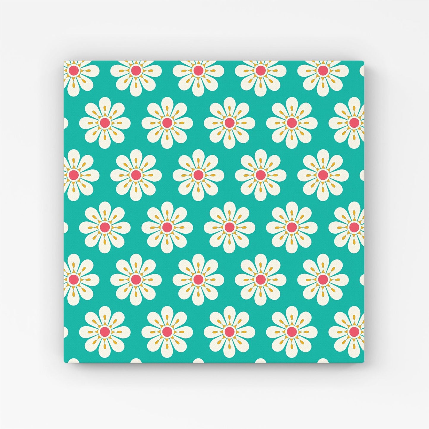 Daisy Pattern Canvas