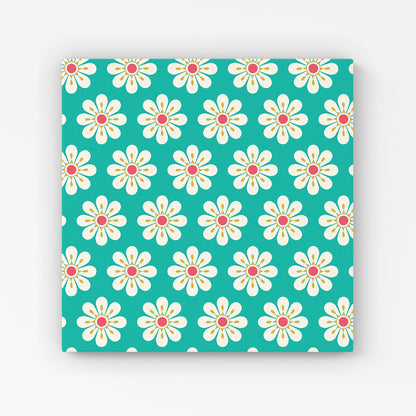 Daisy Pattern Canvas