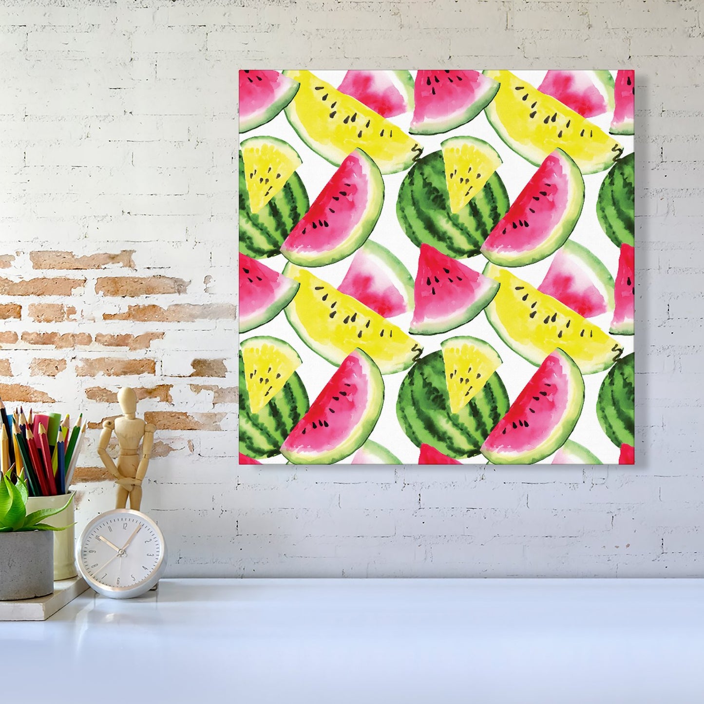 Colourful Melon Pattern Canvas
