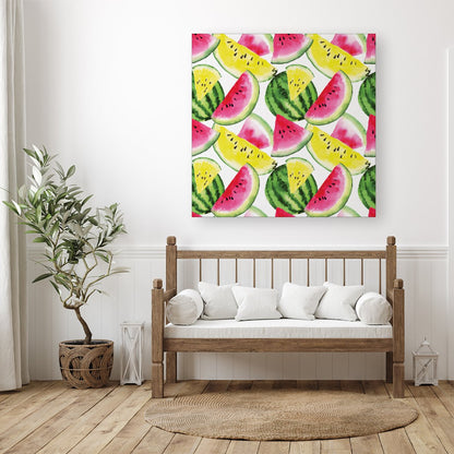 Colourful Melon Pattern Canvas