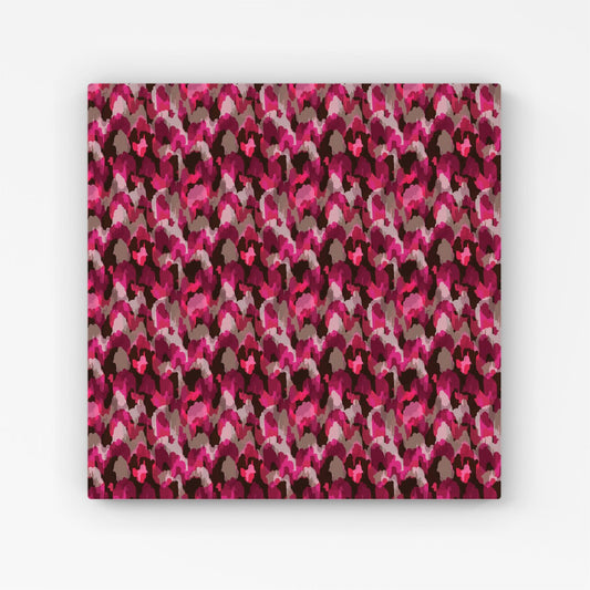 Modern Pink Animal Print Canvas