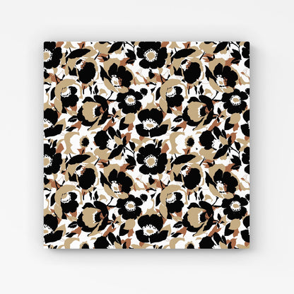 Modern Flower Pattern Canvas