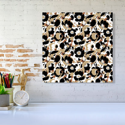 Modern Flower Pattern Canvas