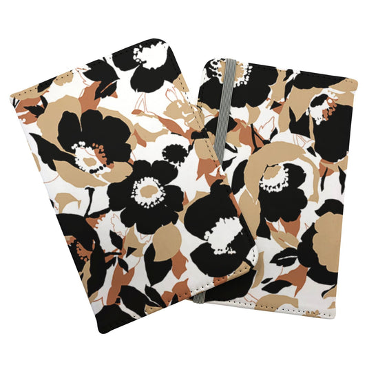 Modern Flower Pattern Passport Cover