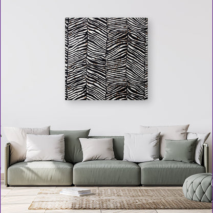 Zebra Pattern Canvas