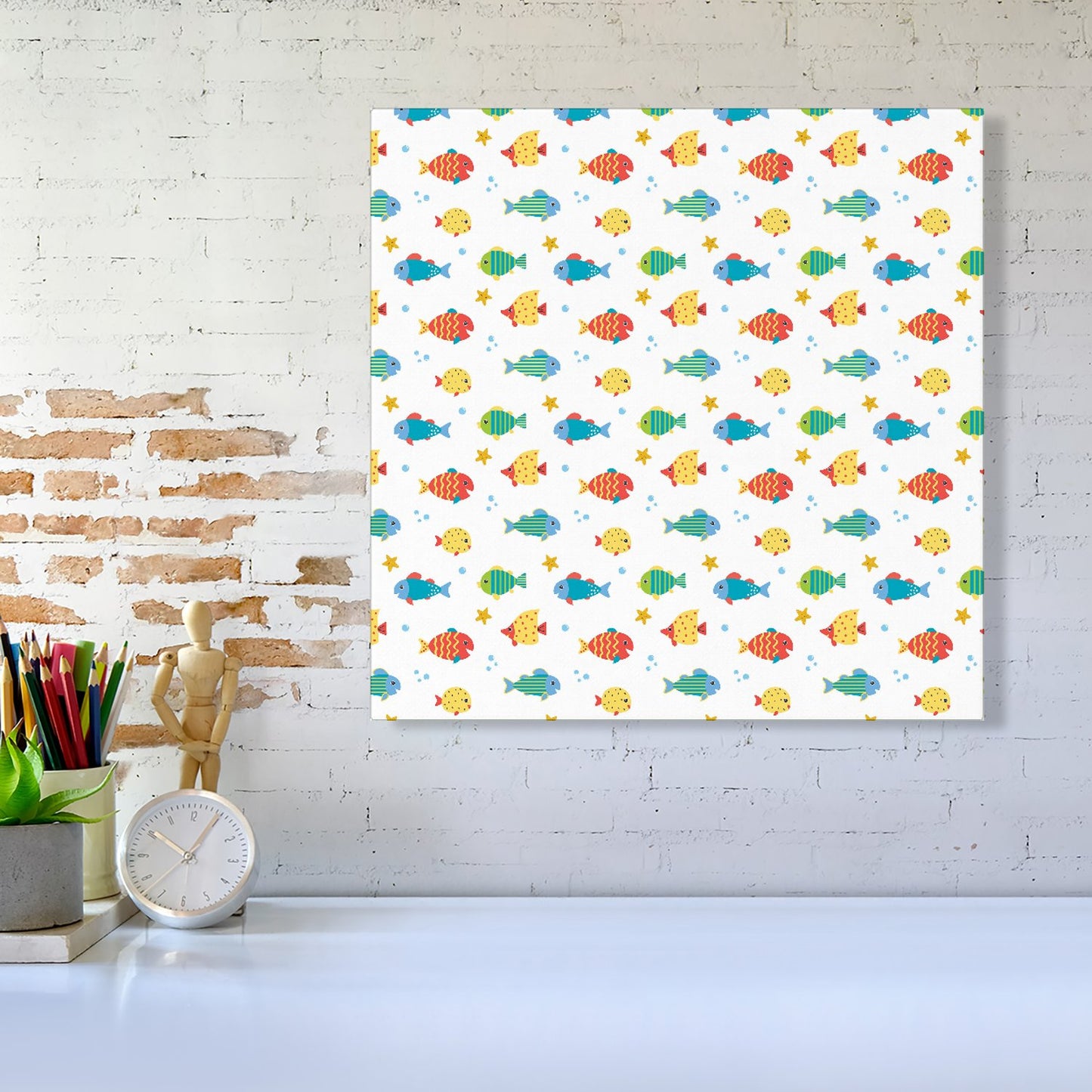 Swimming Fish Canvas
