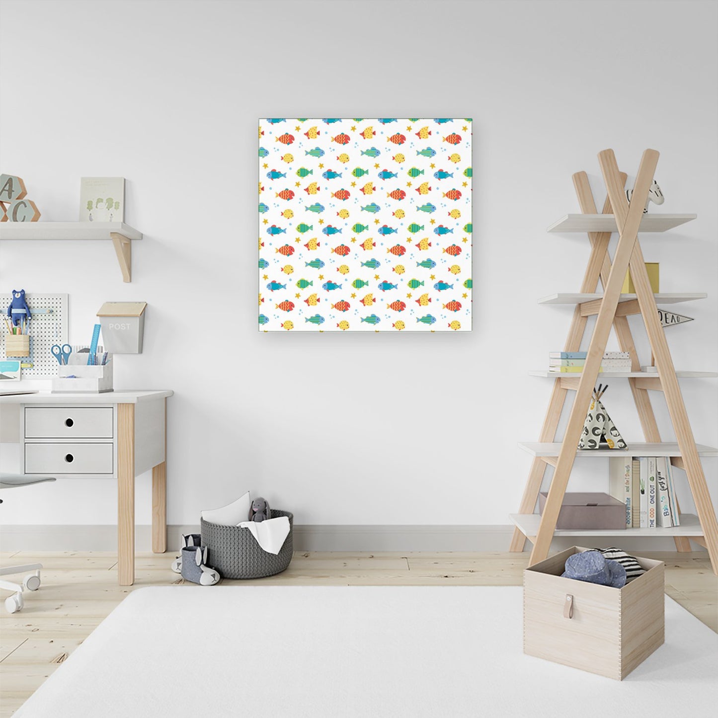 Swimming Fish Canvas