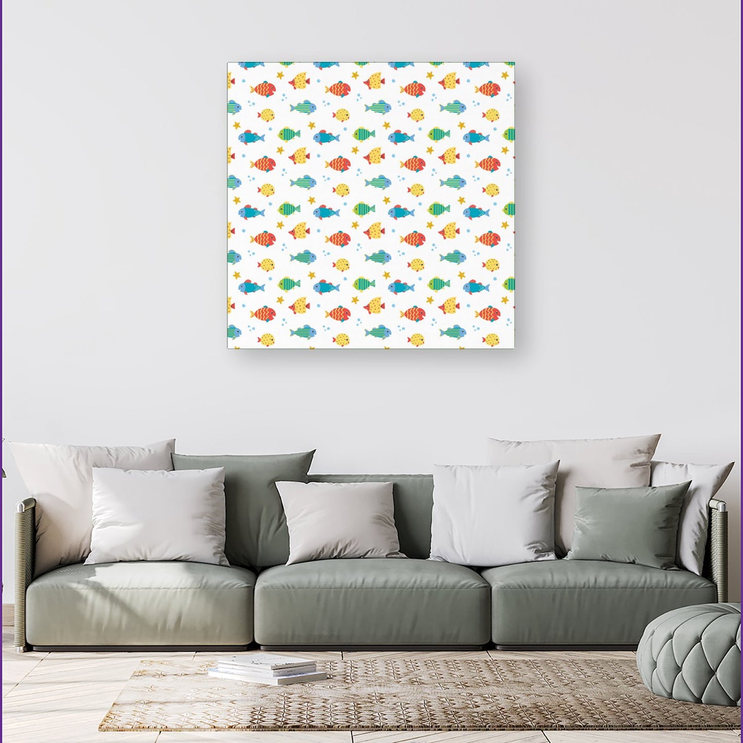 Swimming Fish Canvas