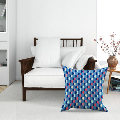 Geometric Pattern Floor Cushion