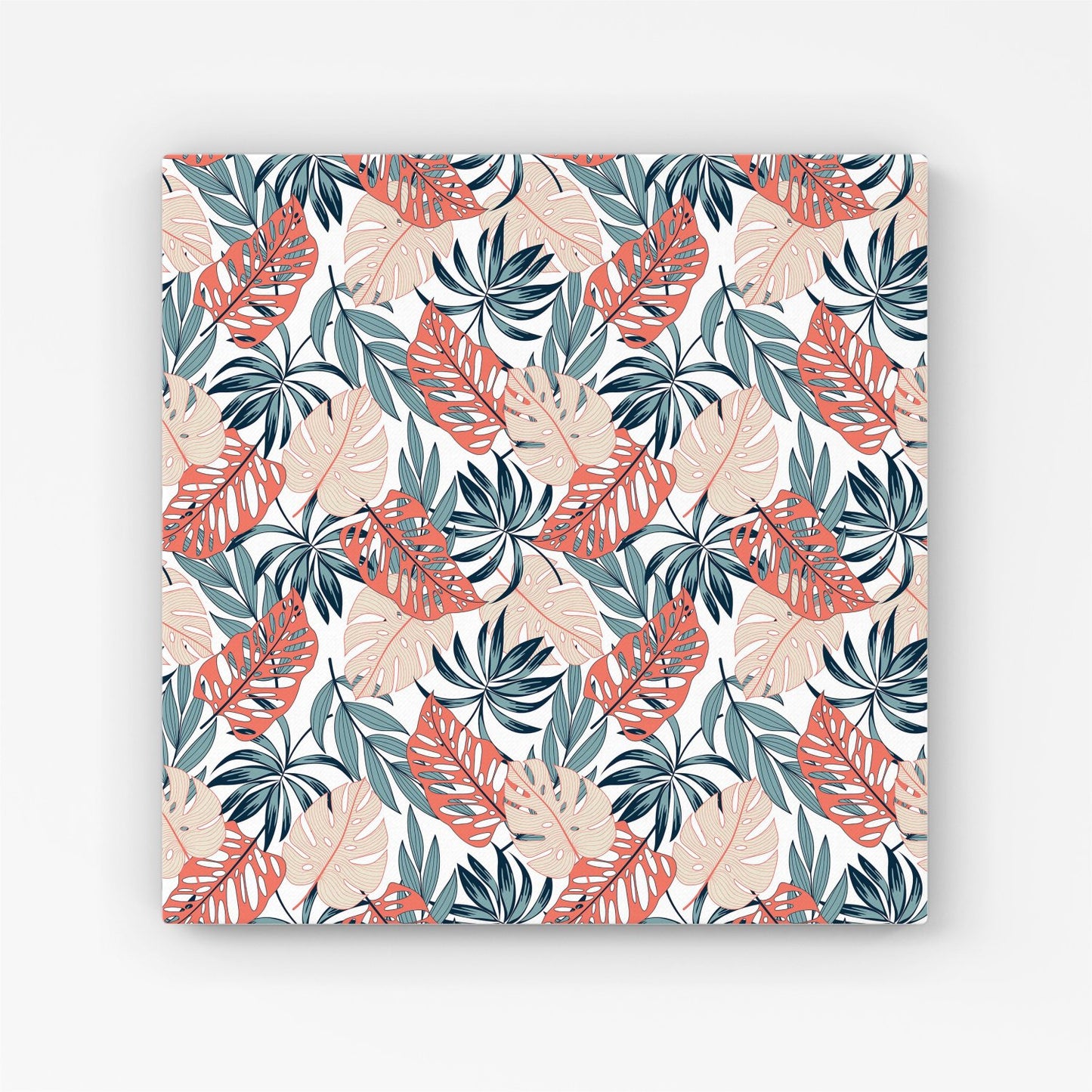 Tropical Leaf Pattern Canvas