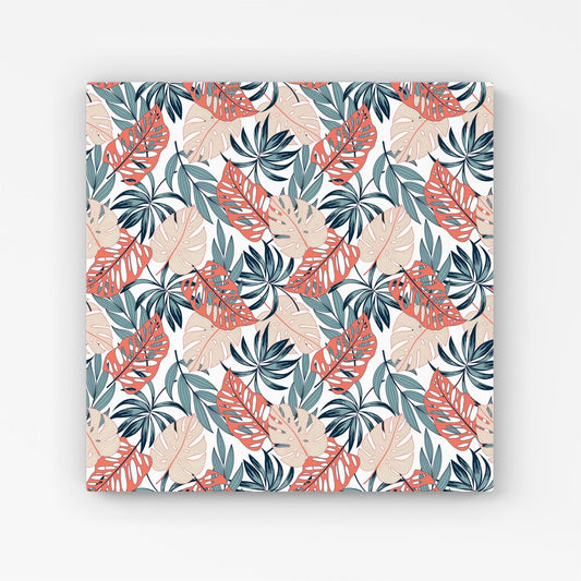 Tropical Leaf Pattern Canvas