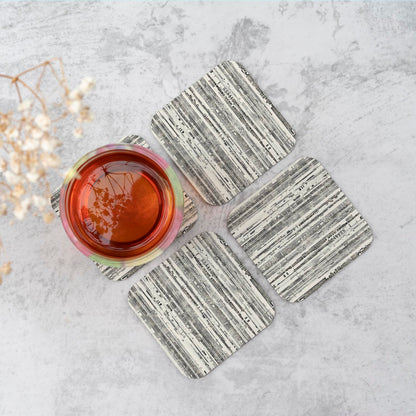 Washed Out Canvas Pattern Coasters