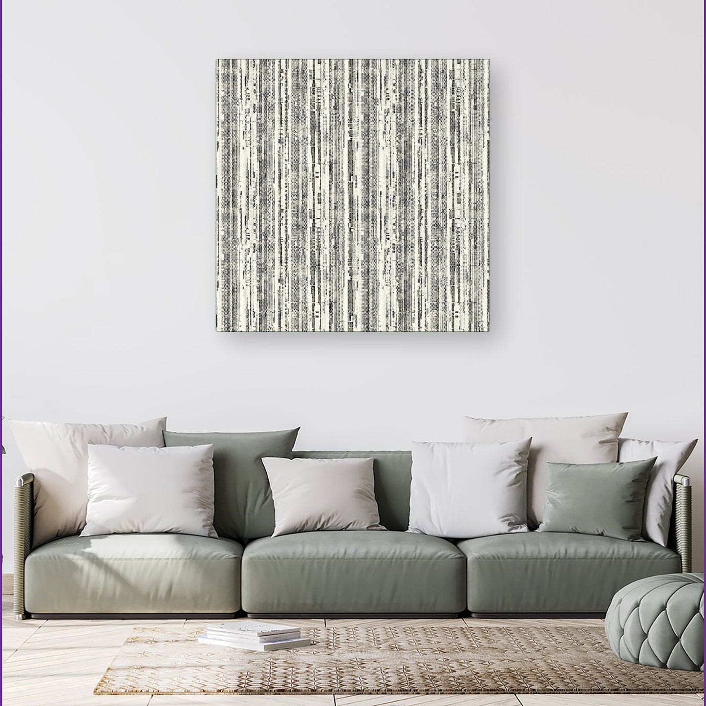 Washed Out Canvas Pattern Canvas